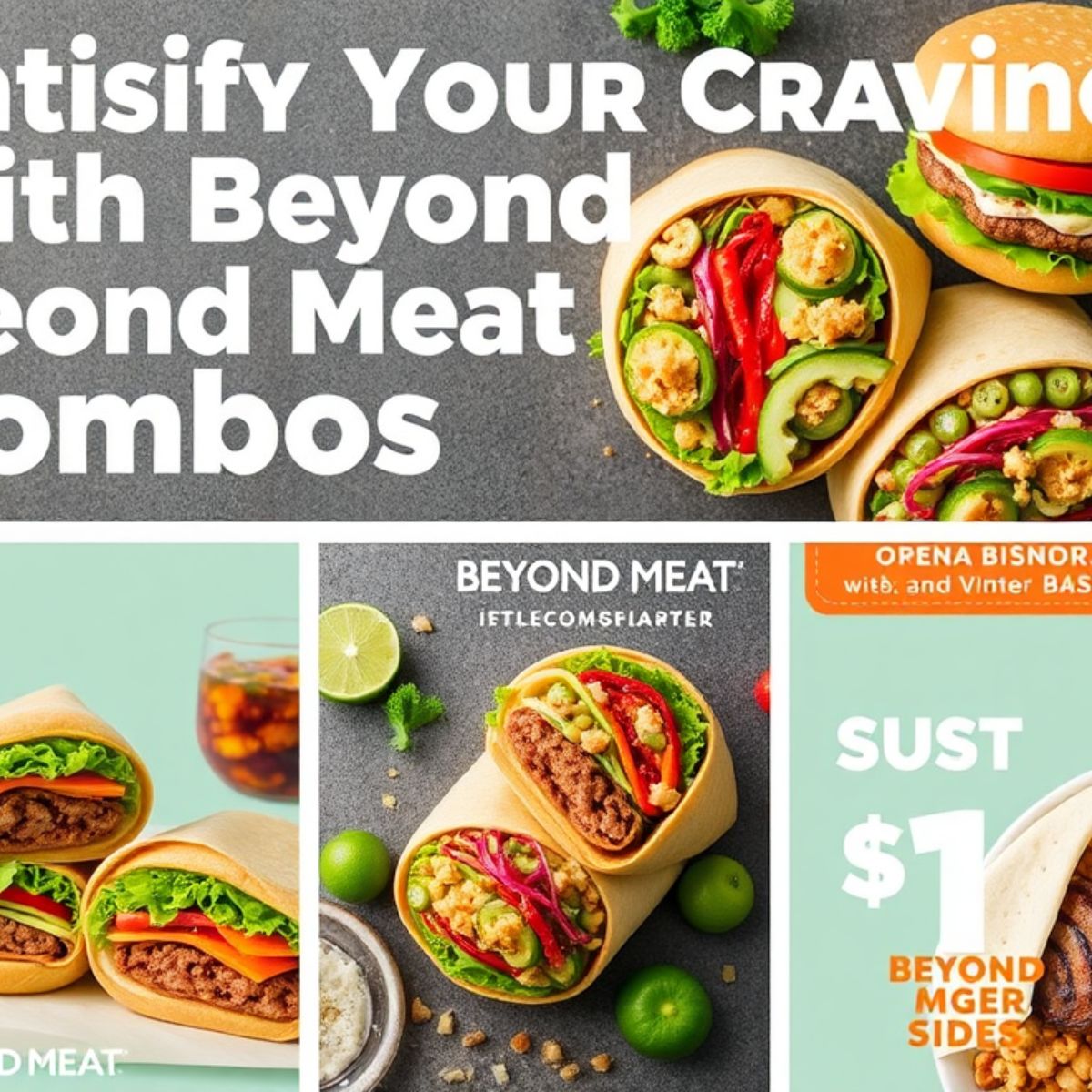 Satisfy Your Cravings with Beyond Meat Combo for Just $1